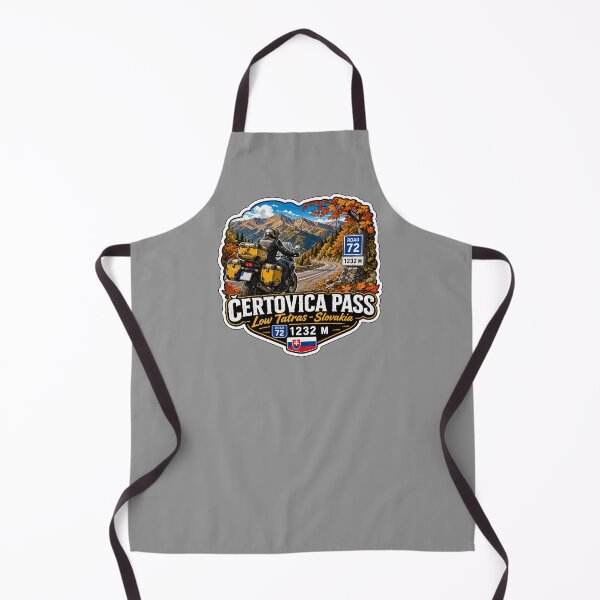 Item preview, Certovica Mountain Pass Slovakia Motorcycle Sticker TShirt 02 designed and sold by OuterShellUK.
