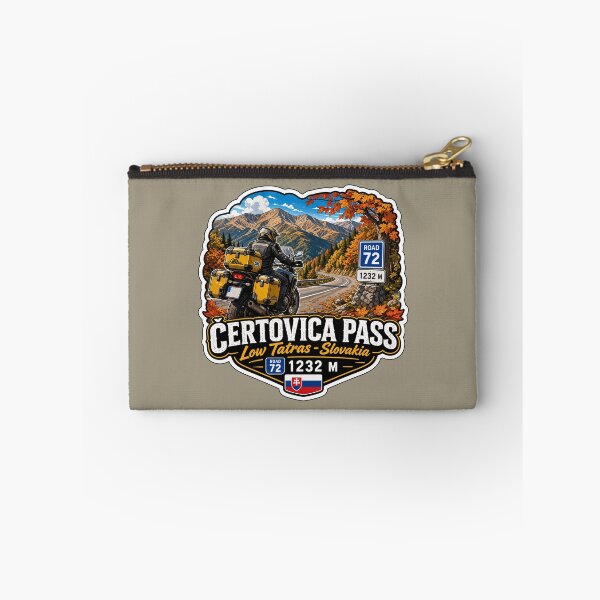 Item preview, Certovica Mountain Pass Slovakia Motorcycle Sticker TShirt 02 designed and sold by OuterShellUK.