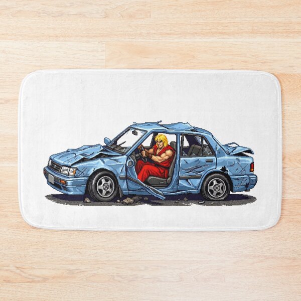 Item preview, Retro Fighter Driving The Bonus Stage Car - Vintage Fighting Game designed and sold by TontikDesign.