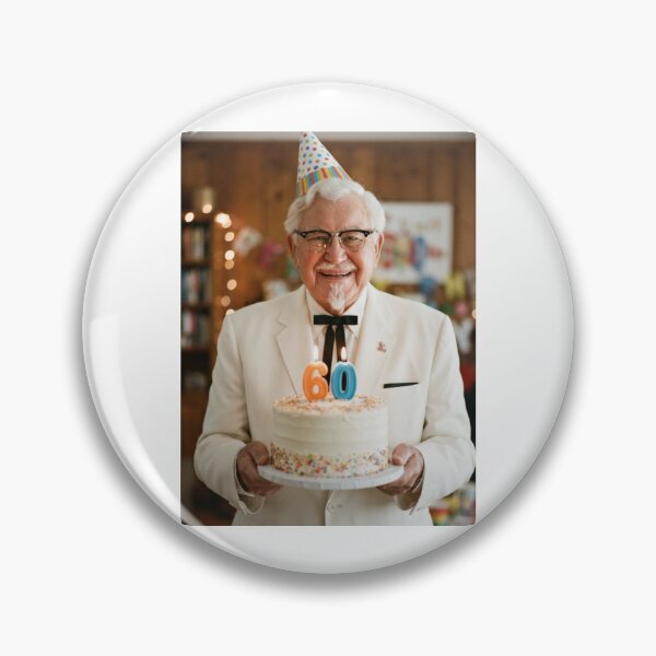 Item preview, Colonel sanders 60th birthday Birthday funny prank meme memes parody designed and sold by CheeseBlueprint.