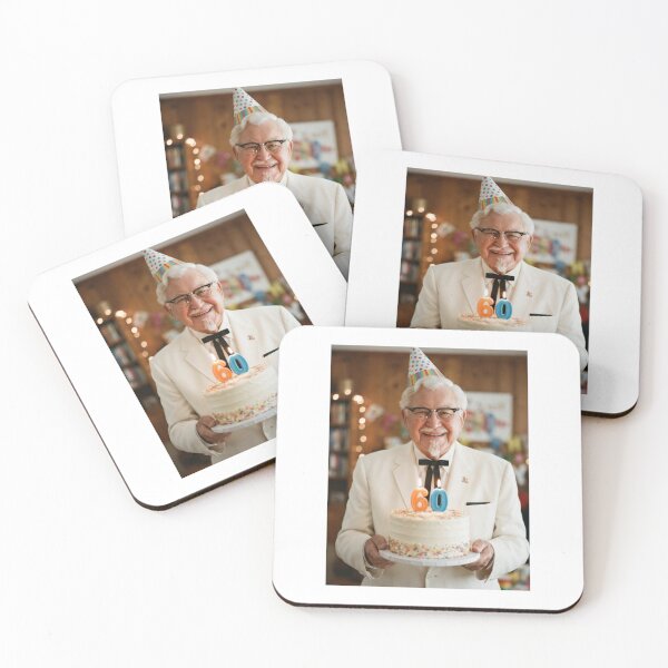 Item preview, Colonel sanders 60th birthday Birthday funny prank meme memes parody designed and sold by CheeseBlueprint.