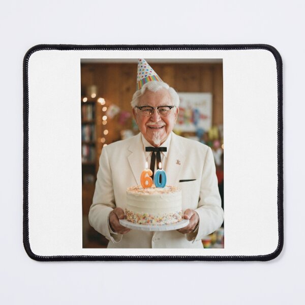Item preview, Colonel sanders 60th birthday Birthday funny prank meme memes parody designed and sold by CheeseBlueprint.