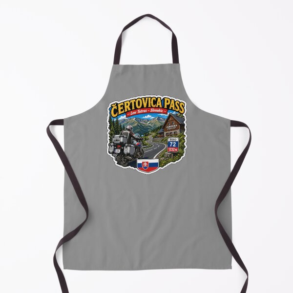 Item preview, Certovica Mountain Pass Slovakia Motorcycle Sticker TShirt 03 designed and sold by OuterShellUK.