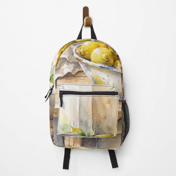 Item preview, Bowl Of Lemons Watercolor designed and sold by Home Decor Art.