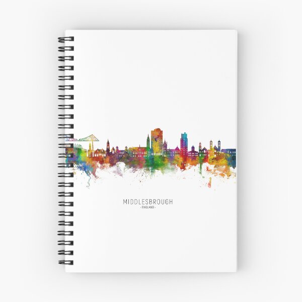 Item preview, Middlesbrough England Skyline designed and sold by ArtPrints.