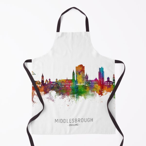 Item preview, Middlesbrough England Skyline designed and sold by ArtPrints.