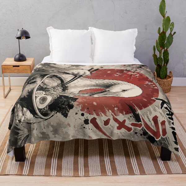 Item preview, Goose Eating Ramen Sumie Japanese Vintage designed and sold by TomFrontierArt.