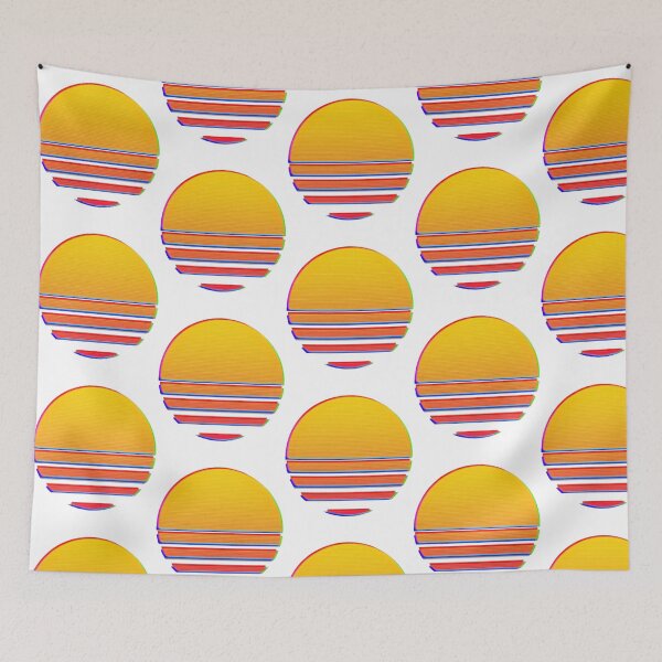 Item preview, Outrun Retro Sun designed and sold by leyahsaller-ty.