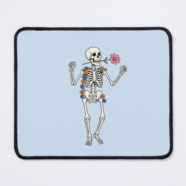 Item preview, Funny Dancing Skeleton with Flowers – Floral Skeleton Dance designed and sold by SweetLilith.
