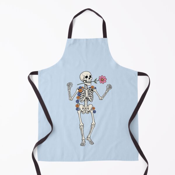 Item preview, Funny Dancing Skeleton with Flowers – Floral Skeleton Dance designed and sold by SweetLilith.