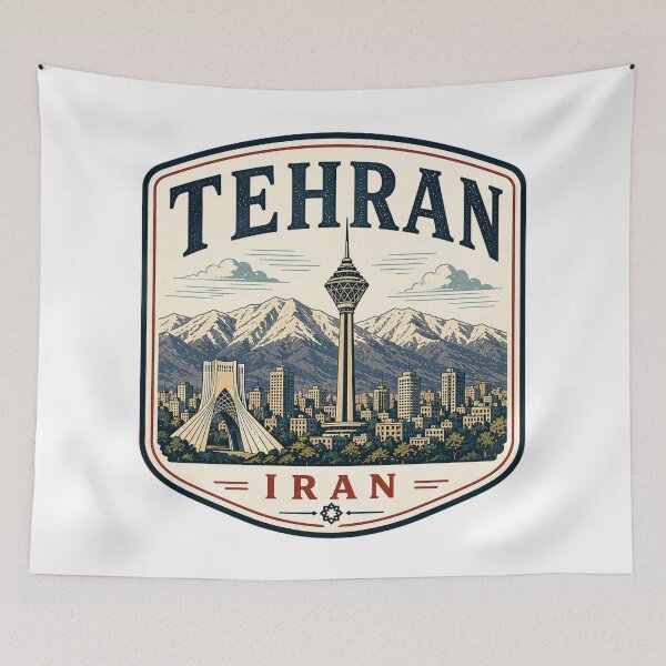 Item preview, Tehran - Iran designed and sold by GoodOldVintage.