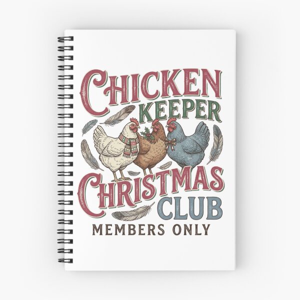 Item preview, Chicken Keeper Christmas Club Vintage Backyard Poultry Farmer Festive Holiday Gift designed and sold by raedattia.