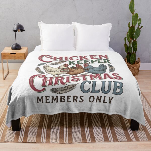 Item preview, Chicken Keeper Christmas Club Vintage Backyard Poultry Farmer Festive Holiday Gift designed and sold by raedattia.