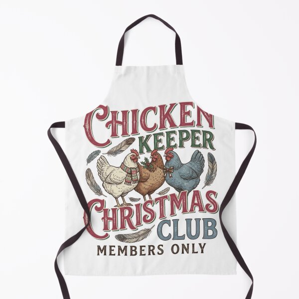Item preview, Chicken Keeper Christmas Club Vintage Backyard Poultry Farmer Festive Holiday Gift designed and sold by raedattia.