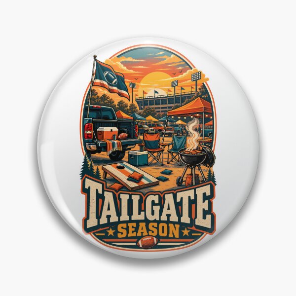 Item preview, Tailgate Season Retro Travel Poster Tailgating Vintage Cornhole Game Day designed and sold by ZIGLWORKS.