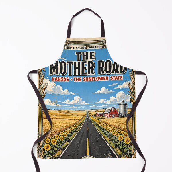 Item preview, The Mother Road Kansas Route 66 100th Anniversary Retro Travel Poster designed and sold by dougkeder.
