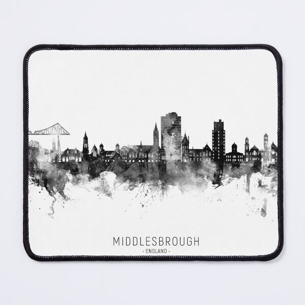 Item preview, Middlesbrough England Skyline designed and sold by ArtPrints.