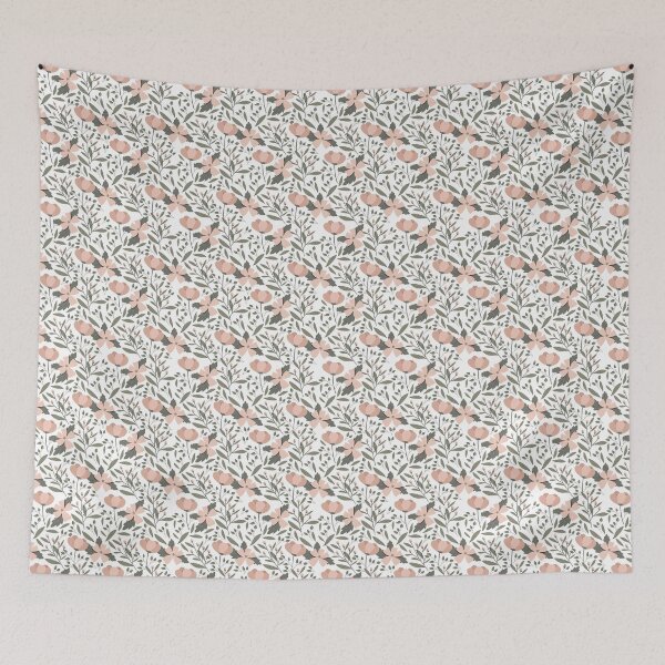 Item preview, Blush Peony Wildflower Botanical Pattern designed and sold by Zaya_art.