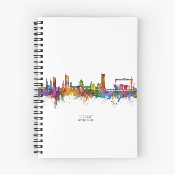 Item preview, Belfast Northern Ireland Skyline designed and sold by ArtPrints.