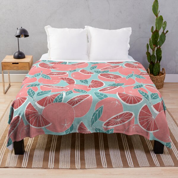 Item preview, Vibrant Grapefruit Pattern Citrus Art designed and sold by NataliRubchik.