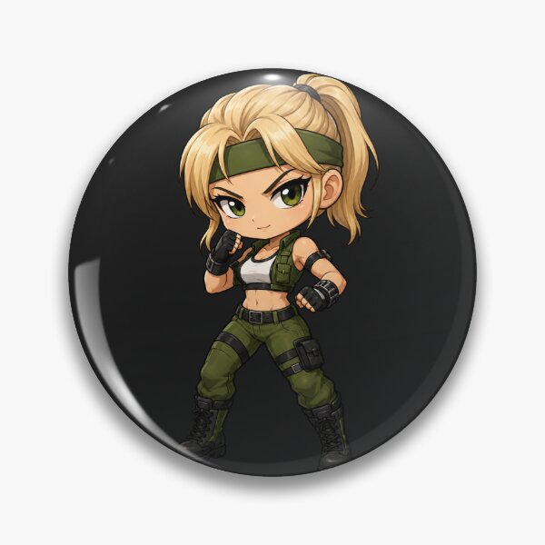 Item preview, Chibi Sonya Blade Mortal Kombat | MK Fanart designed and sold by bapupa.