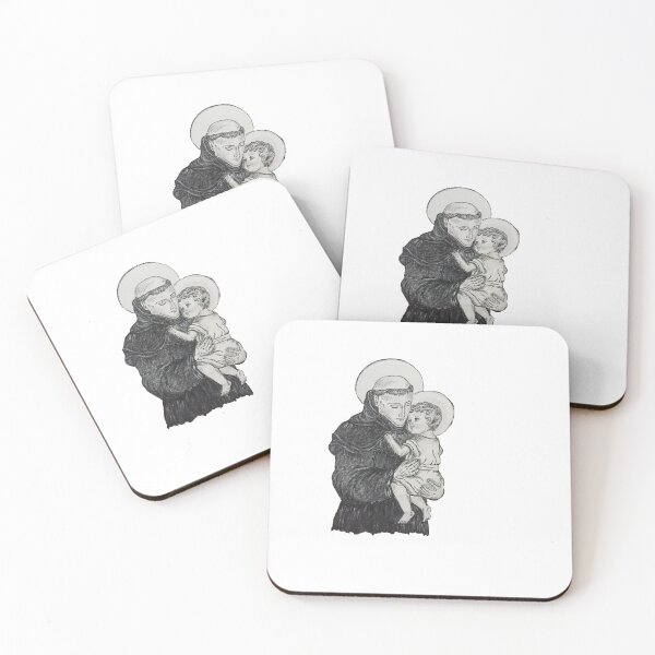 Item preview, Sant'Antonio di Padova / St. Anthony of Padua - Hand Painted Art designed and sold by B.D'Alessandro.