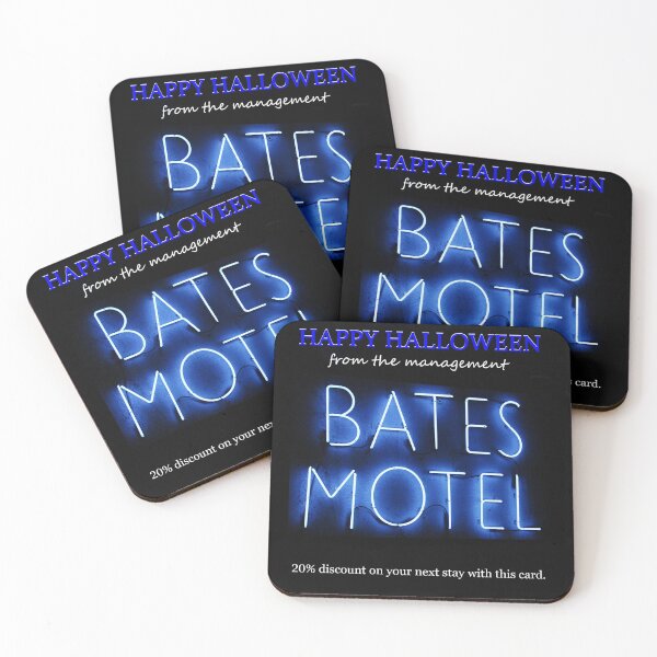 Item preview, Psycho's Bates Motel Halloween Card designed and sold by Dlt1981.