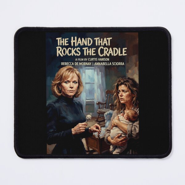 Item preview, The Hand That Rocks The Cradle Retro Psychological Thriller Tribute Art Movie Poster designed and sold by mittellerm-an.
