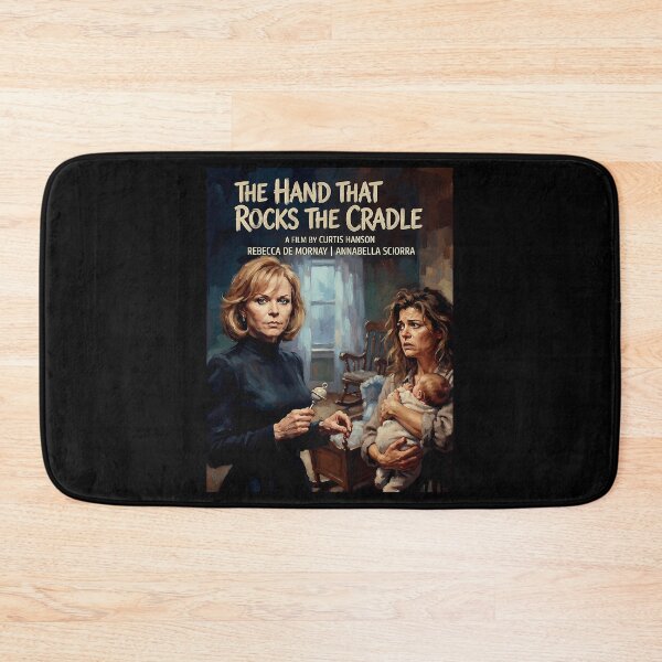 Item preview, The Hand That Rocks The Cradle Retro Psychological Thriller Tribute Art Movie Poster designed and sold by mittellerm-an.
