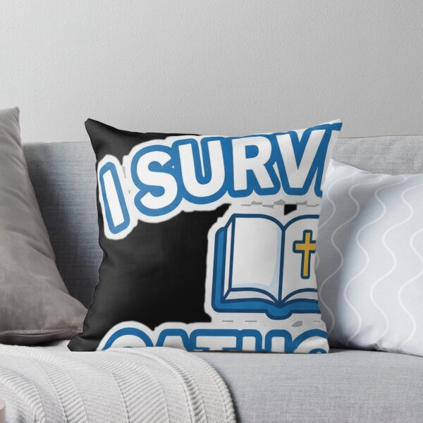 Item preview, i survived catholic school bumper designed and sold by leslygelbq.