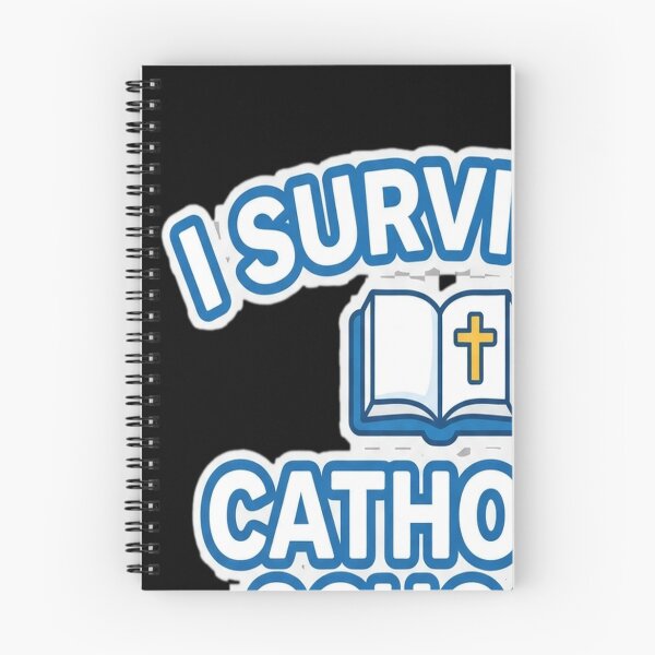 Item preview, i survived catholic school bumper designed and sold by leslygelbq.