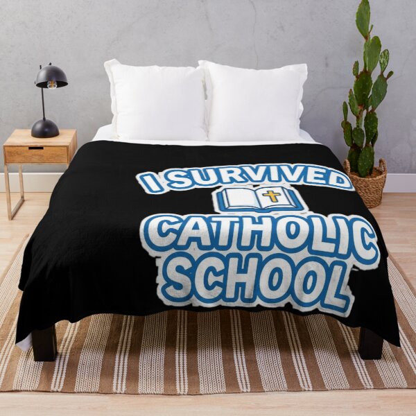 Item preview, i survived catholic school bumper designed and sold by leslygelbq.