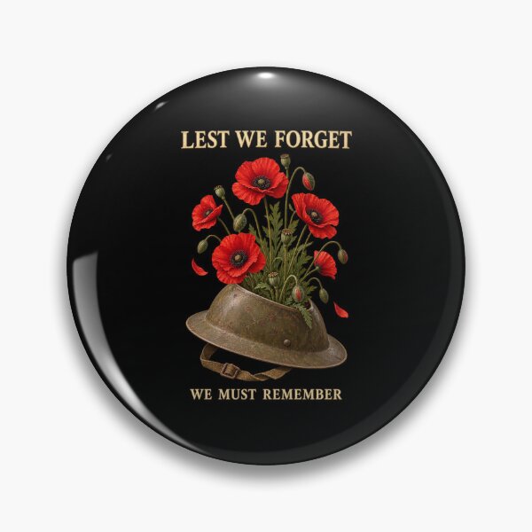 Item preview, Lest We Forget – First World War Brodie Helmet and Remembrance Poppies designed and sold by Island Pace Design.