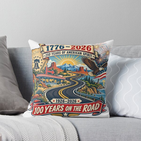Item preview, Route 66 100 Years Centennial 1926-2026 USA 250 Years Collector designed and sold by Normandy Road Heritage™ - Vintage Garage Art.