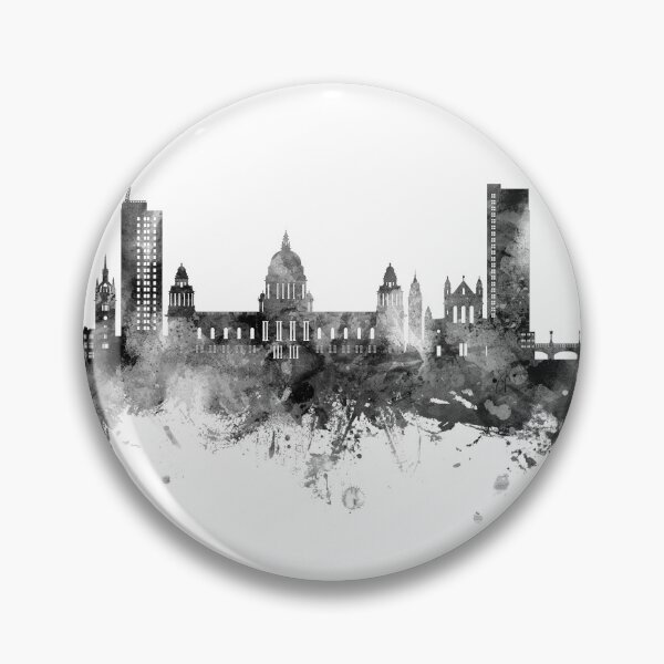 Item preview, Belfast Northern Ireland Skyline designed and sold by ArtPrints.