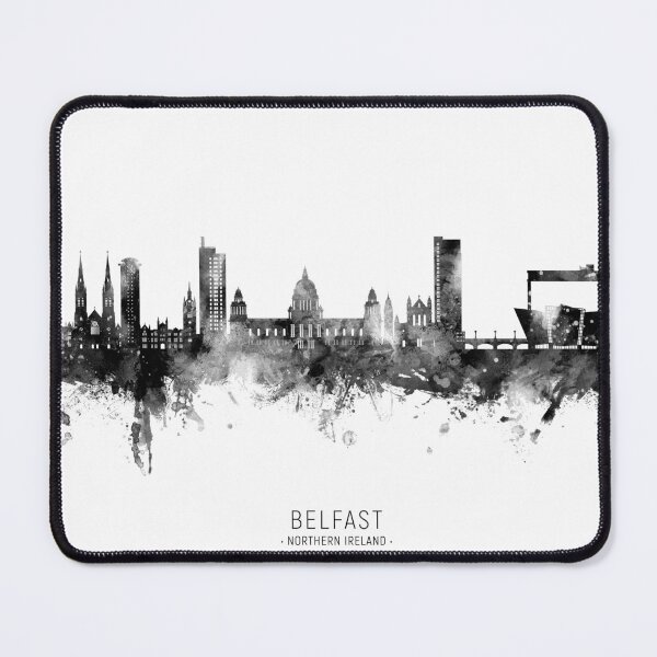 Item preview, Belfast Northern Ireland Skyline designed and sold by ArtPrints.