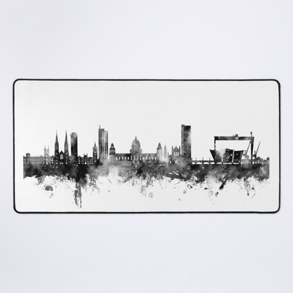 Artikelvorschau, Skyline von Belfast, Nordirland entworfen und verkauft von ArtPrints.
