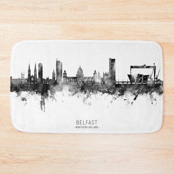 Item preview, Belfast Northern Ireland Skyline designed and sold by ArtPrints.