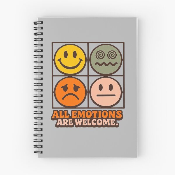 Item preview, All Emotions Are Welcome Retro Smiley Face Mental Health designed and sold by Timeless Junction.