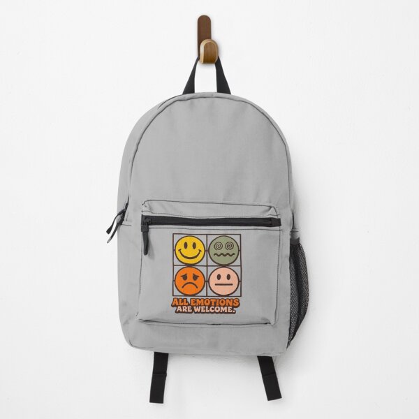 Item preview, All Emotions Are Welcome Retro Smiley Face Mental Health designed and sold by Timeless Junction.