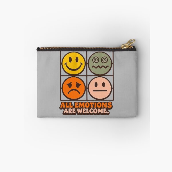 Item preview, All Emotions Are Welcome Retro Smiley Face Mental Health designed and sold by Timeless Junction.