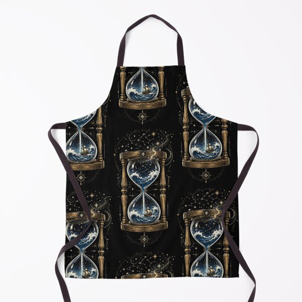 Item preview, Cosmic Hourglass Ocean Waves Celestial Fantasy Space Art designed and sold by Bhinfy.