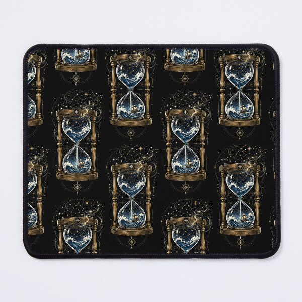 Item preview, Cosmic Hourglass Ocean Waves Celestial Fantasy Space Art designed and sold by Bhinfy.