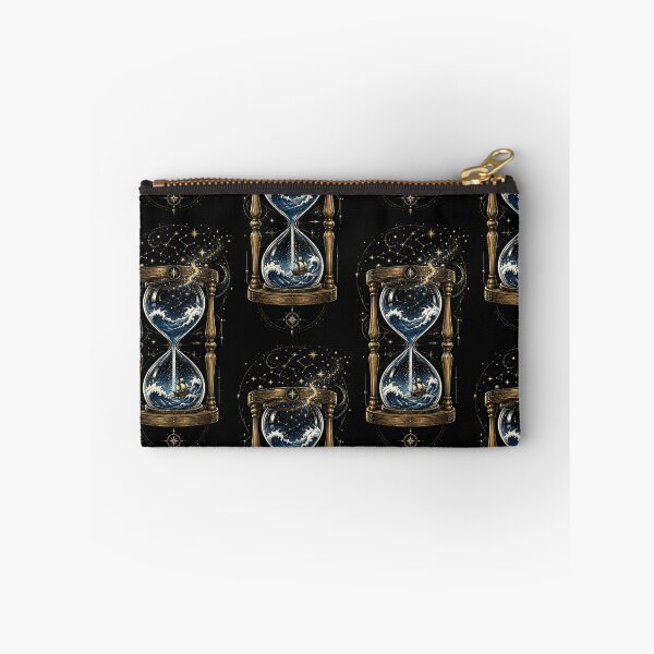 Item preview, Cosmic Hourglass Ocean Waves Celestial Fantasy Space Art designed and sold by Bhinfy.