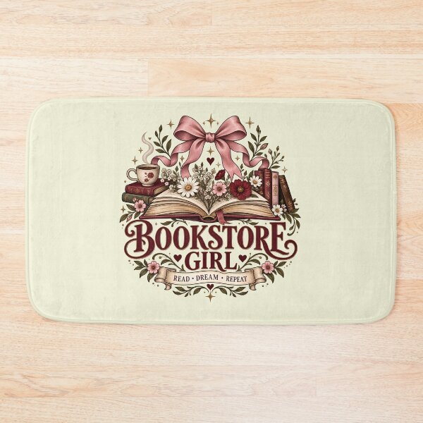 Item preview, Bookstore Girl Vintage Book Lover Feminine Reading designed and sold by Glitchart66.