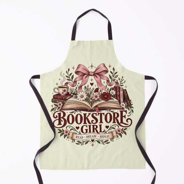 Item preview, Bookstore Girl Vintage Book Lover Feminine Reading designed and sold by Glitchart66.