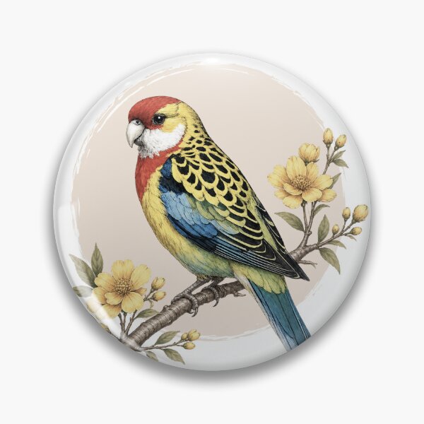 Item preview, Eastern Rosella, Platycercus eximius, Australian Parrot, Australian Birds designed and sold by lagunaklein.