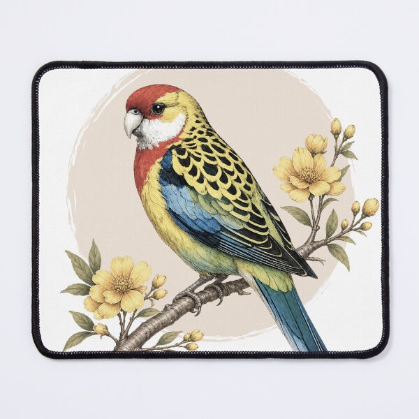 Item preview, Eastern Rosella, Platycercus eximius, Australian Parrot, Australian Birds designed and sold by lagunaklein.