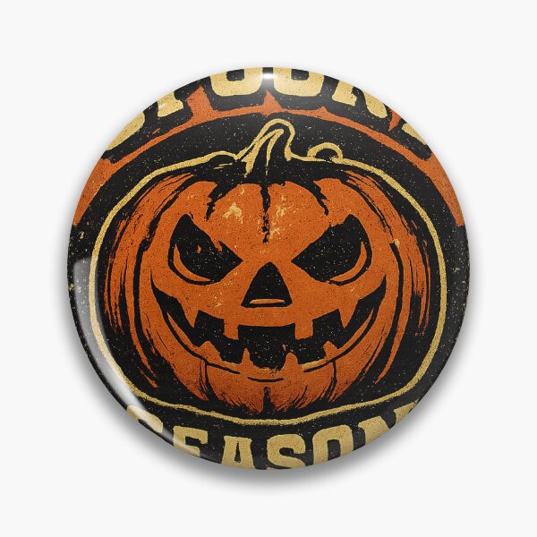 Item preview, Spooky Season Retro Badge | Vintage Varsity Halloween Patch Design designed and sold by MOCH- ART.