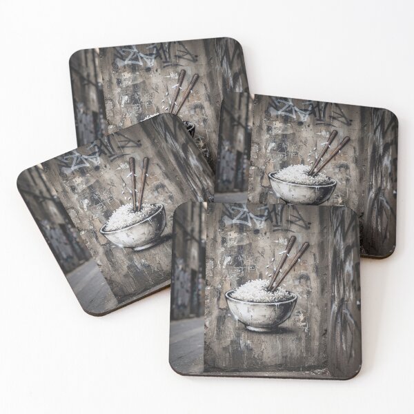 Item preview, Bowl Of Rice Graffiti Art designed and sold by Home Decor Art.